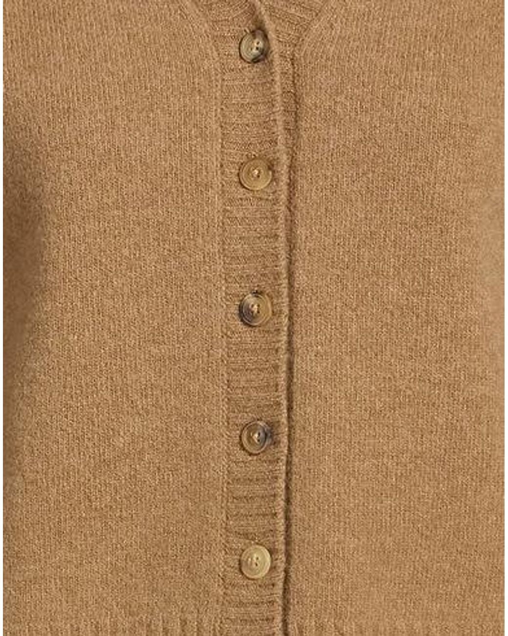 MM6 by Maison Margiela Brown Wool Knitted Sweater