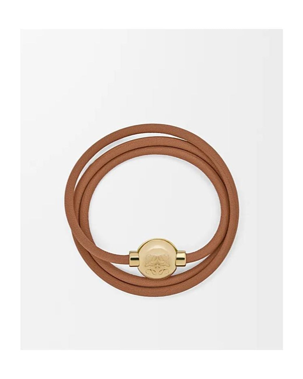 Loewe Brown Pebble Bracelet
