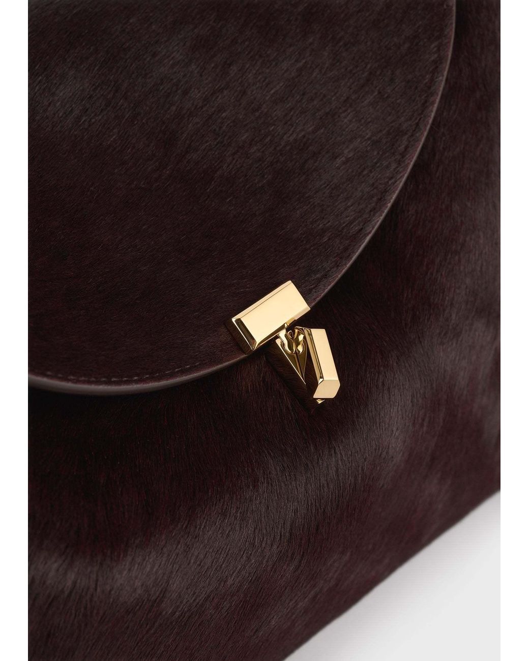 Totême Brown Medium T-Lock Tote Bag