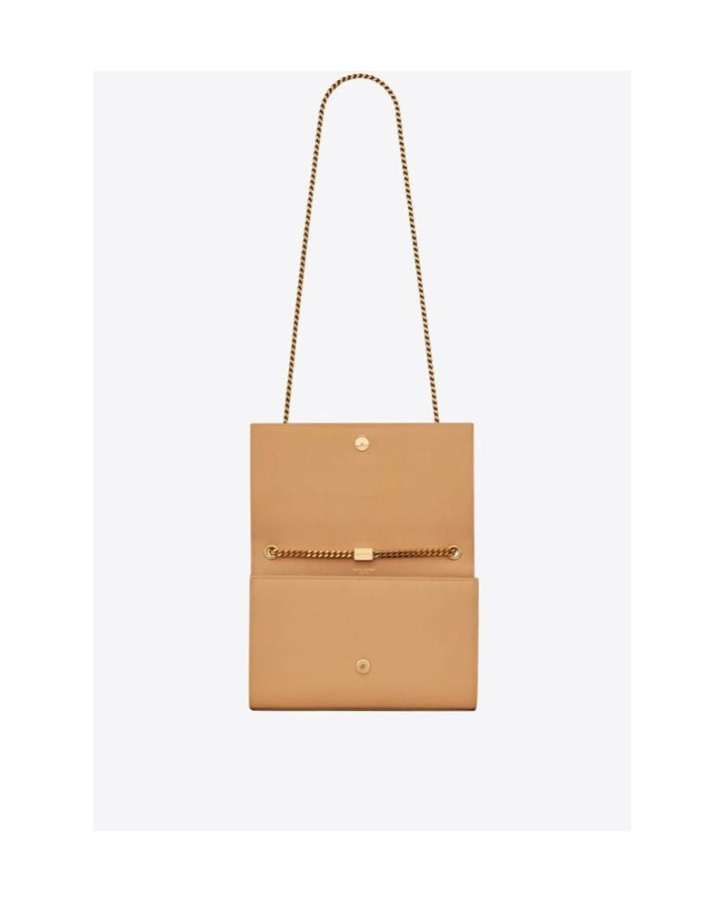 Saint Laurent White Kate Medium Shoulder Bag