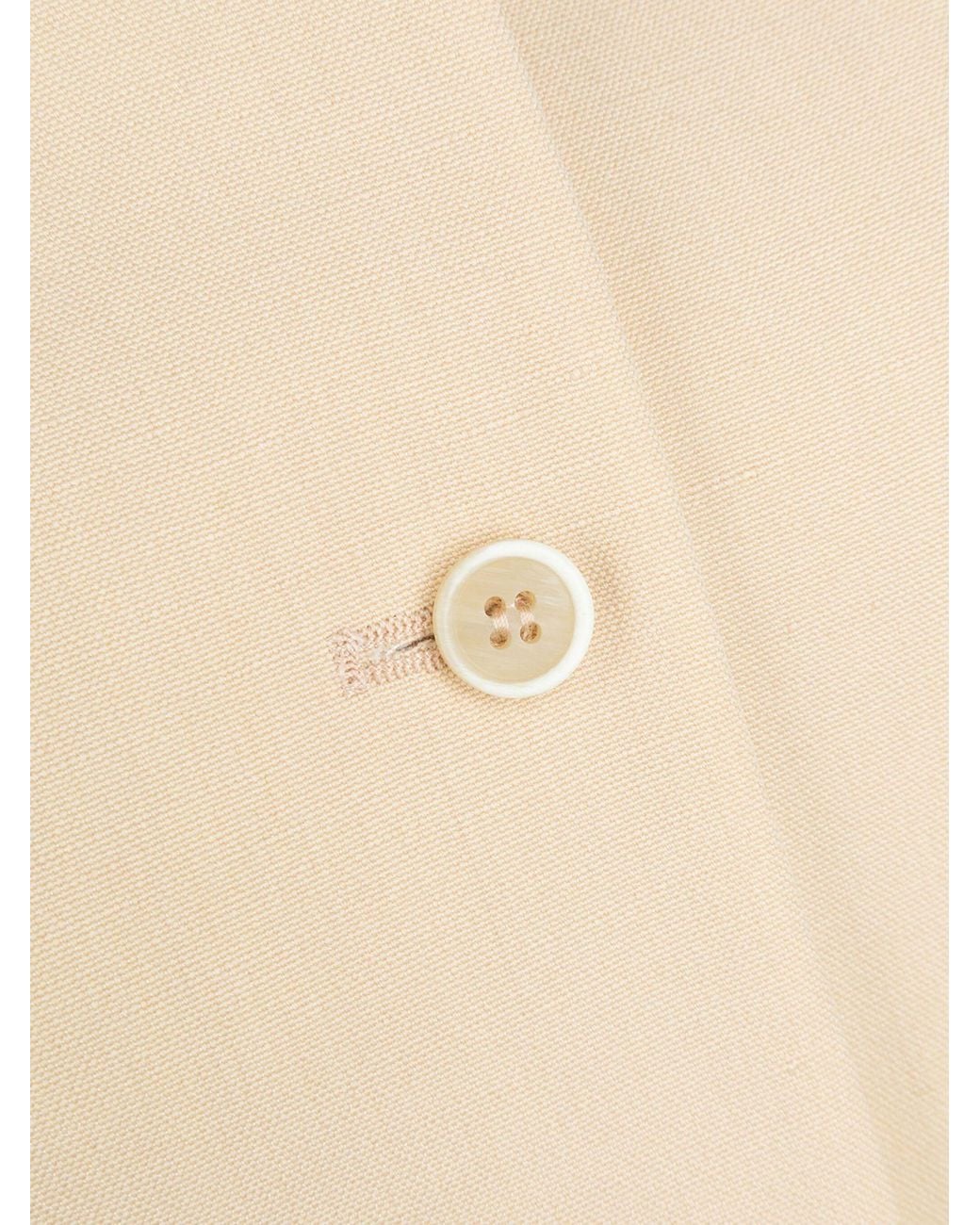 Fabiana Filippi Natural Long-Sleeved Casual Jacket