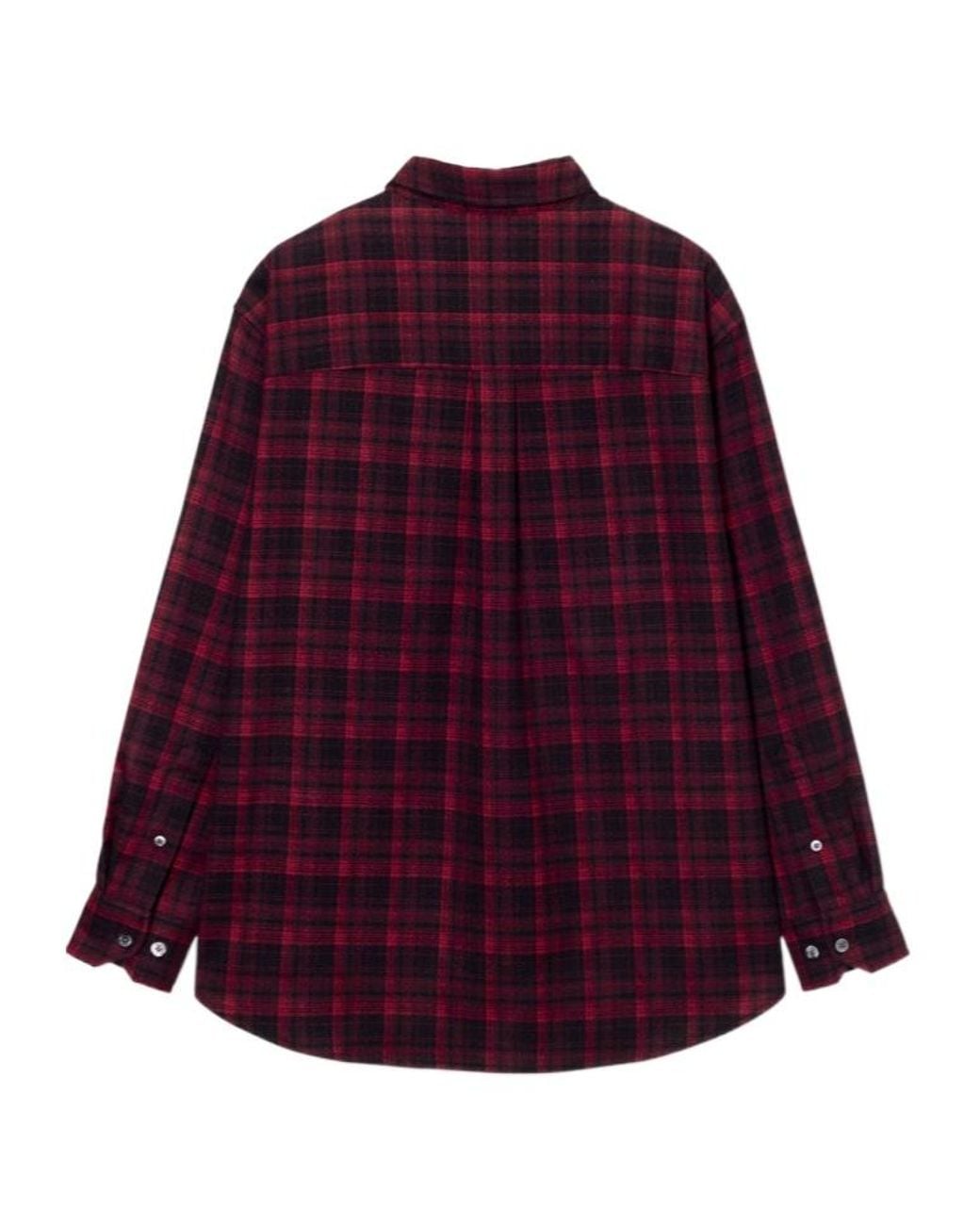 DUNST Purple Plaid Flannel Shirt for men