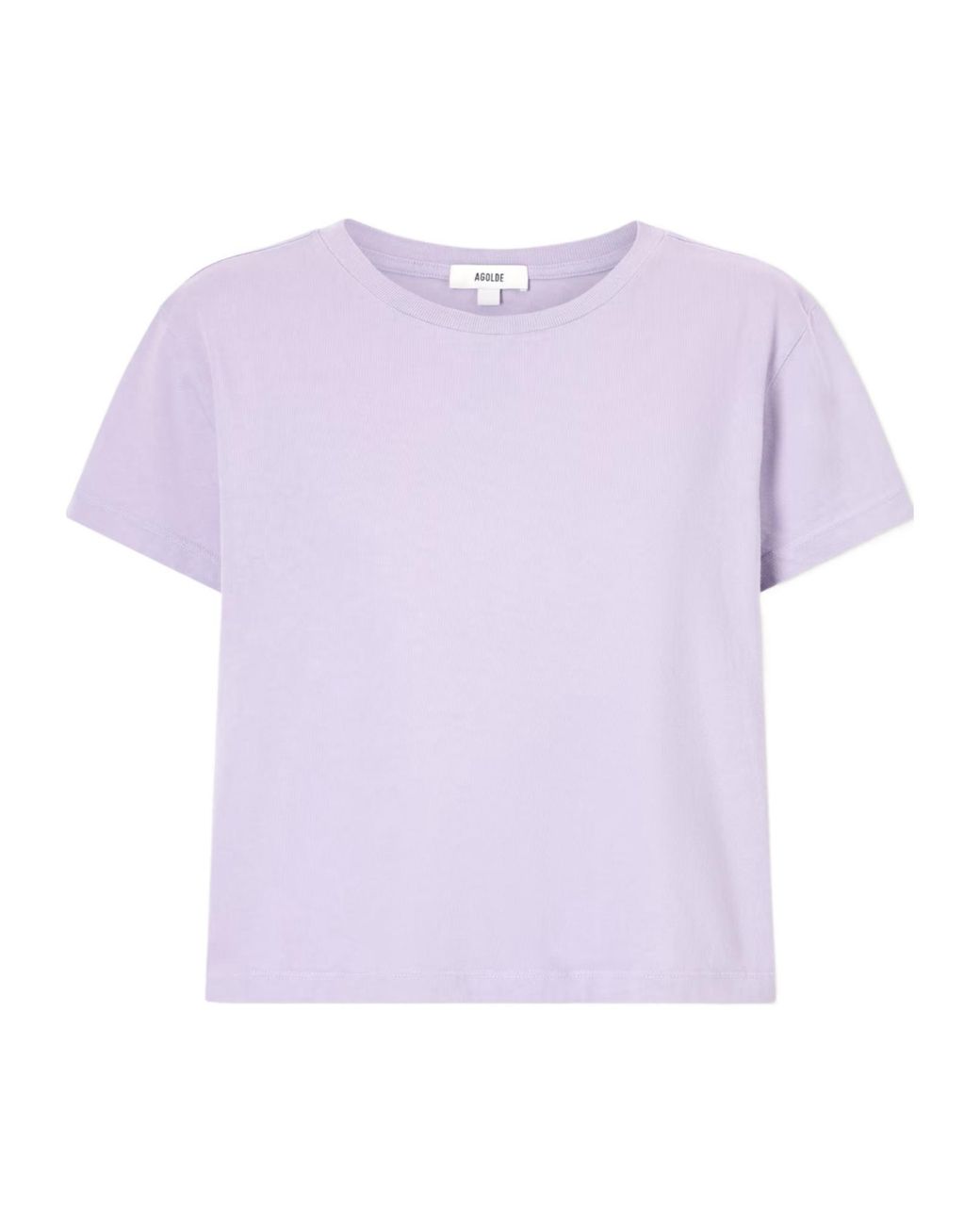 Agolde Purple Adine Crew Neck T-Shirt