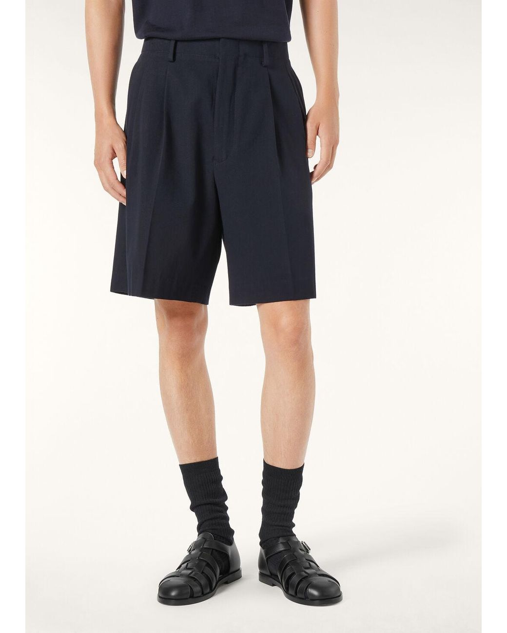 Loro Piana Blue Joetsu Bermuda Shorts for men