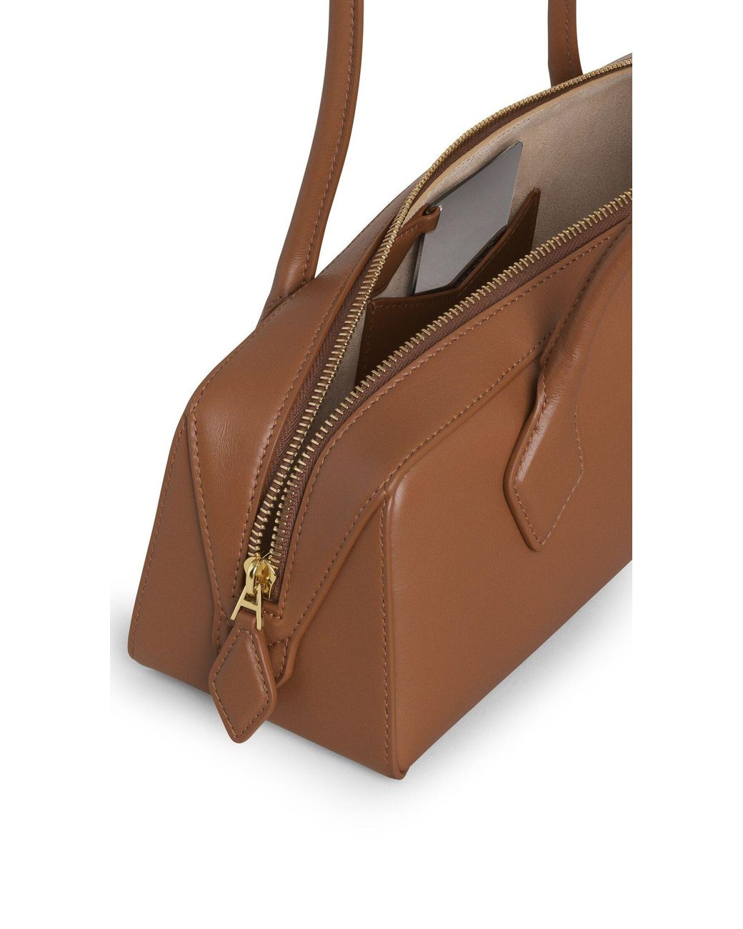 Alaïa Brown Alaïa Le Teckel Medium Shoulder Bag