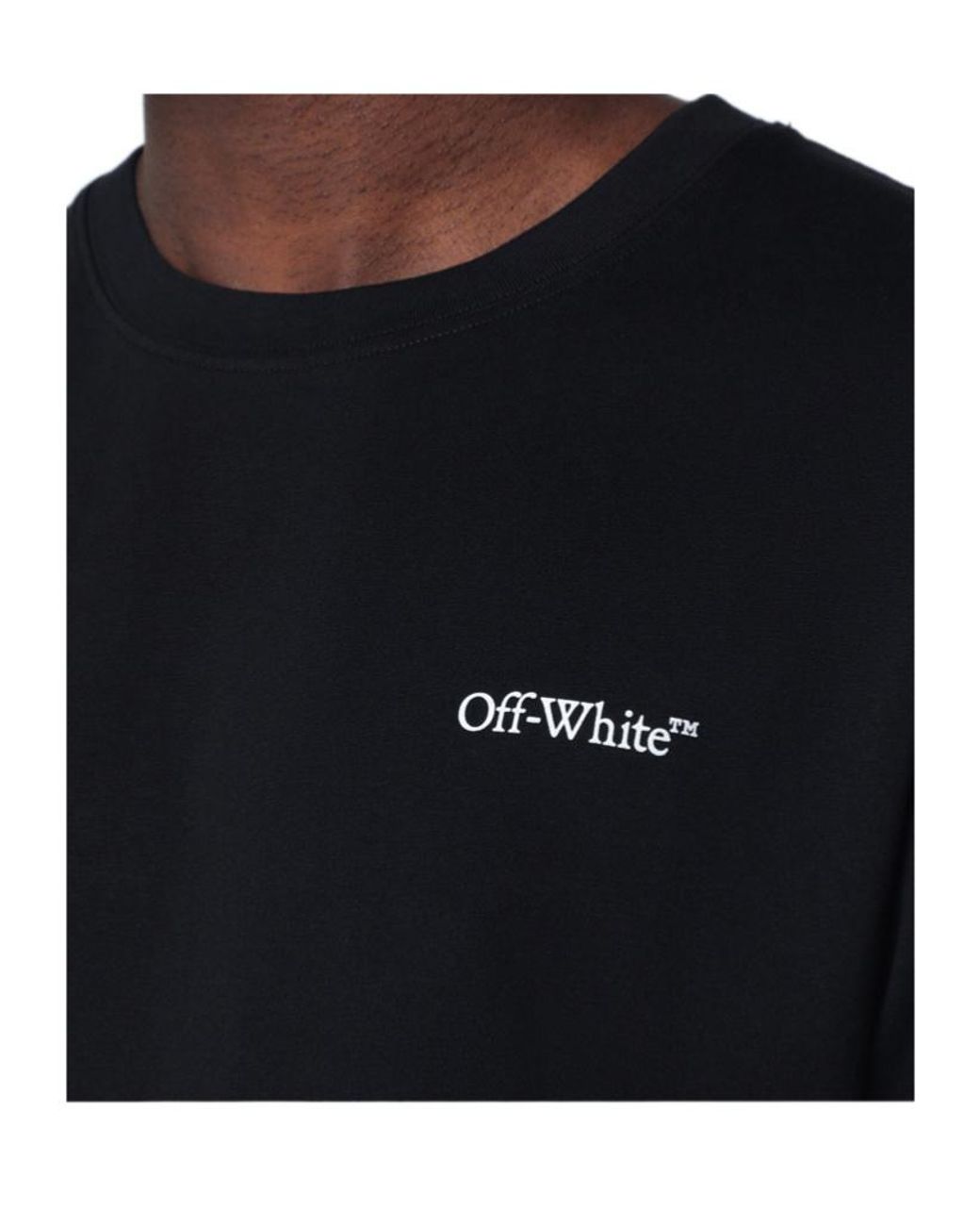 Off-White c/o Virgil Abloh Black Cloud Arrow Crewneck T-Shirt for men