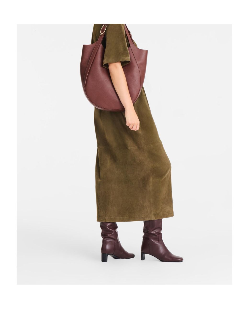 Longchamp Brown Le Foulonné Xl Tote Bag