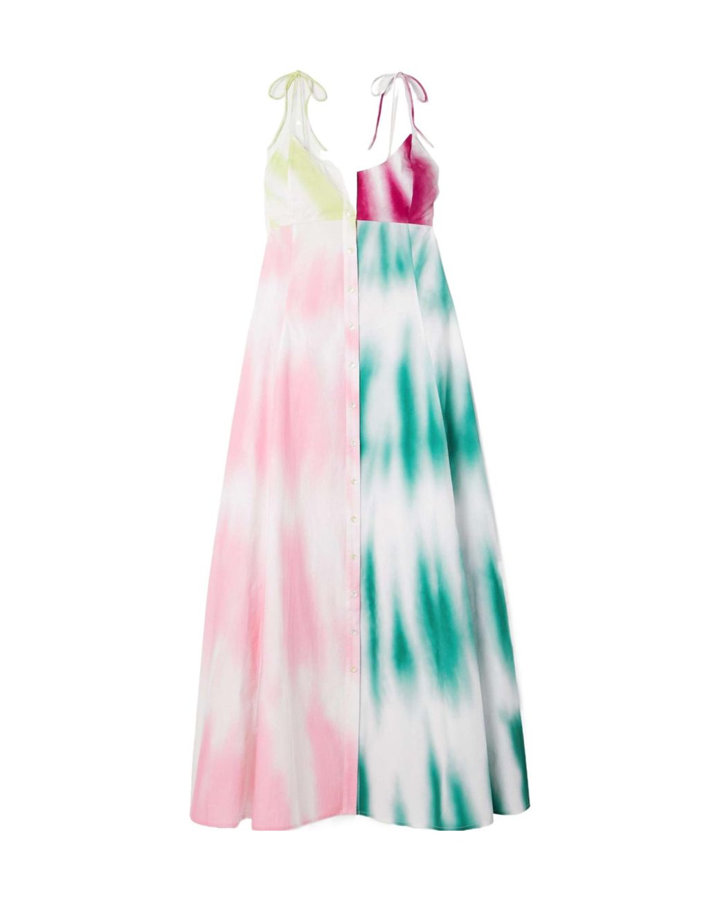 Rosie Assoulin White Cotton-Poplin Maxi Dress