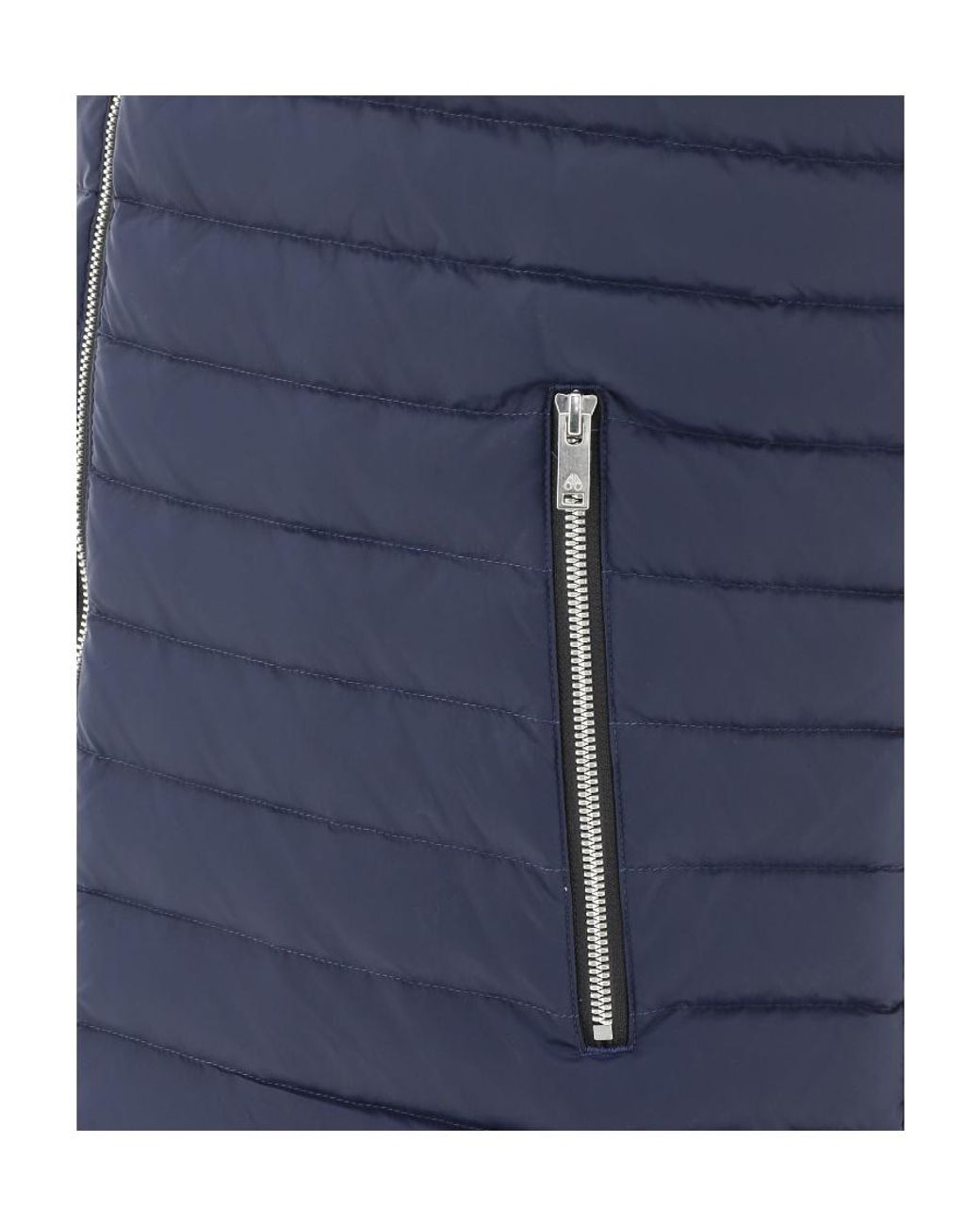 Moose Knuckles Blue Air Down Vest for men