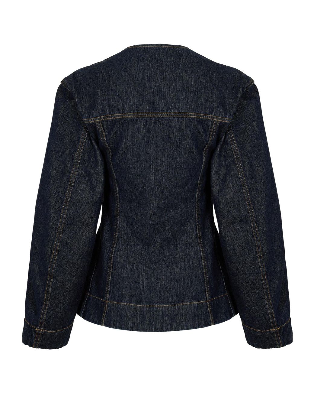 Ganni Blue Denim Blazer
