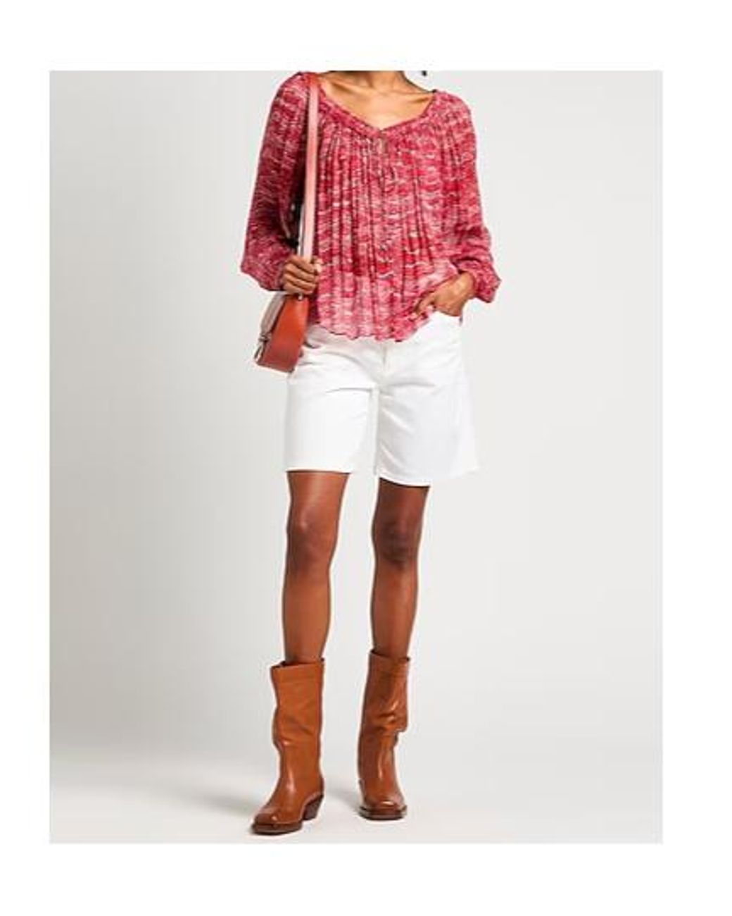 Isabel Marant Red Printed Blouse