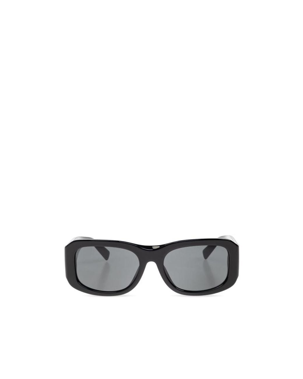 Dolce & Gabbana White Eyewear Rectangular Frame Sunglasses
