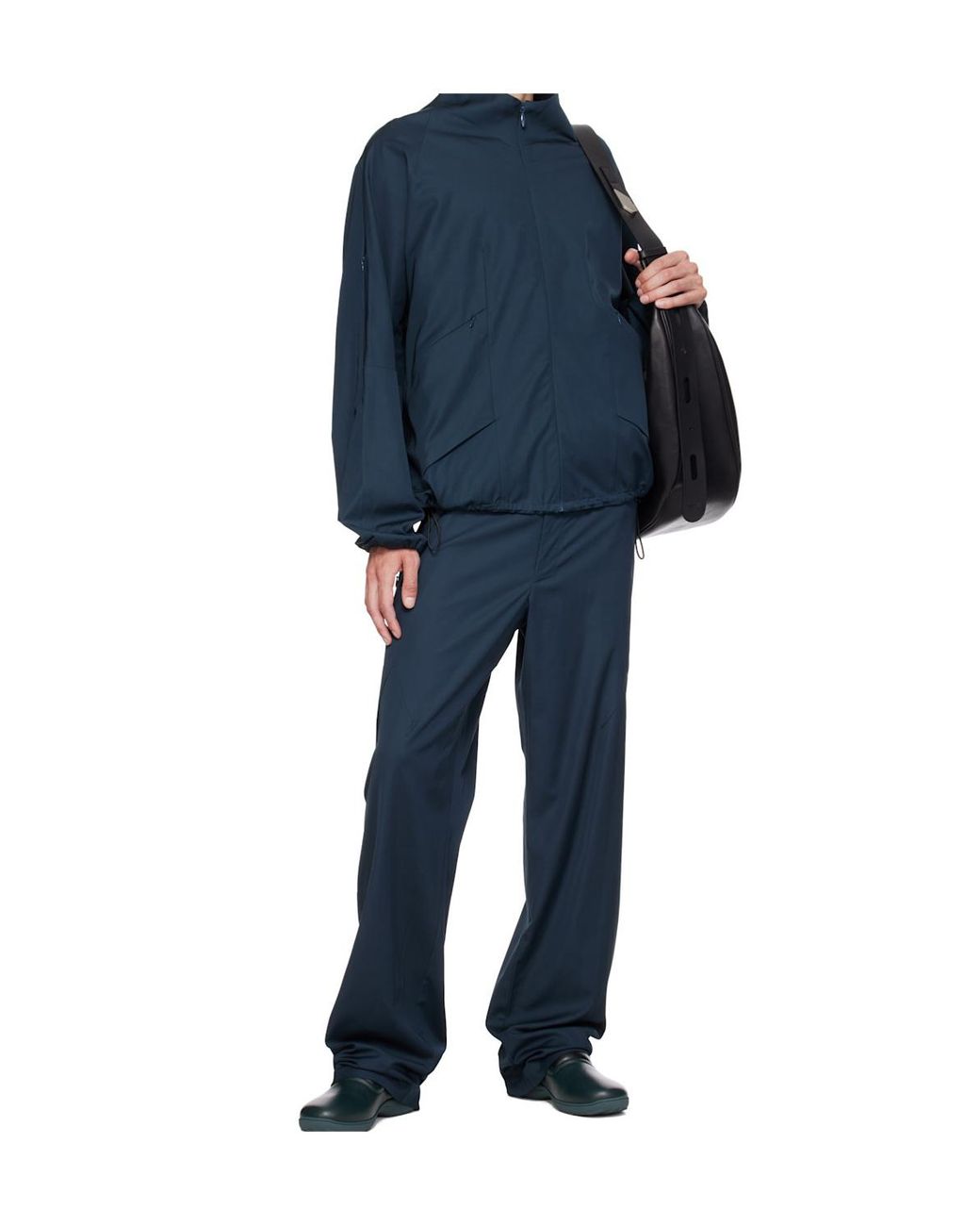 Kiko Kostadinov Blue Casual Jacket With Concealed Zippers for men