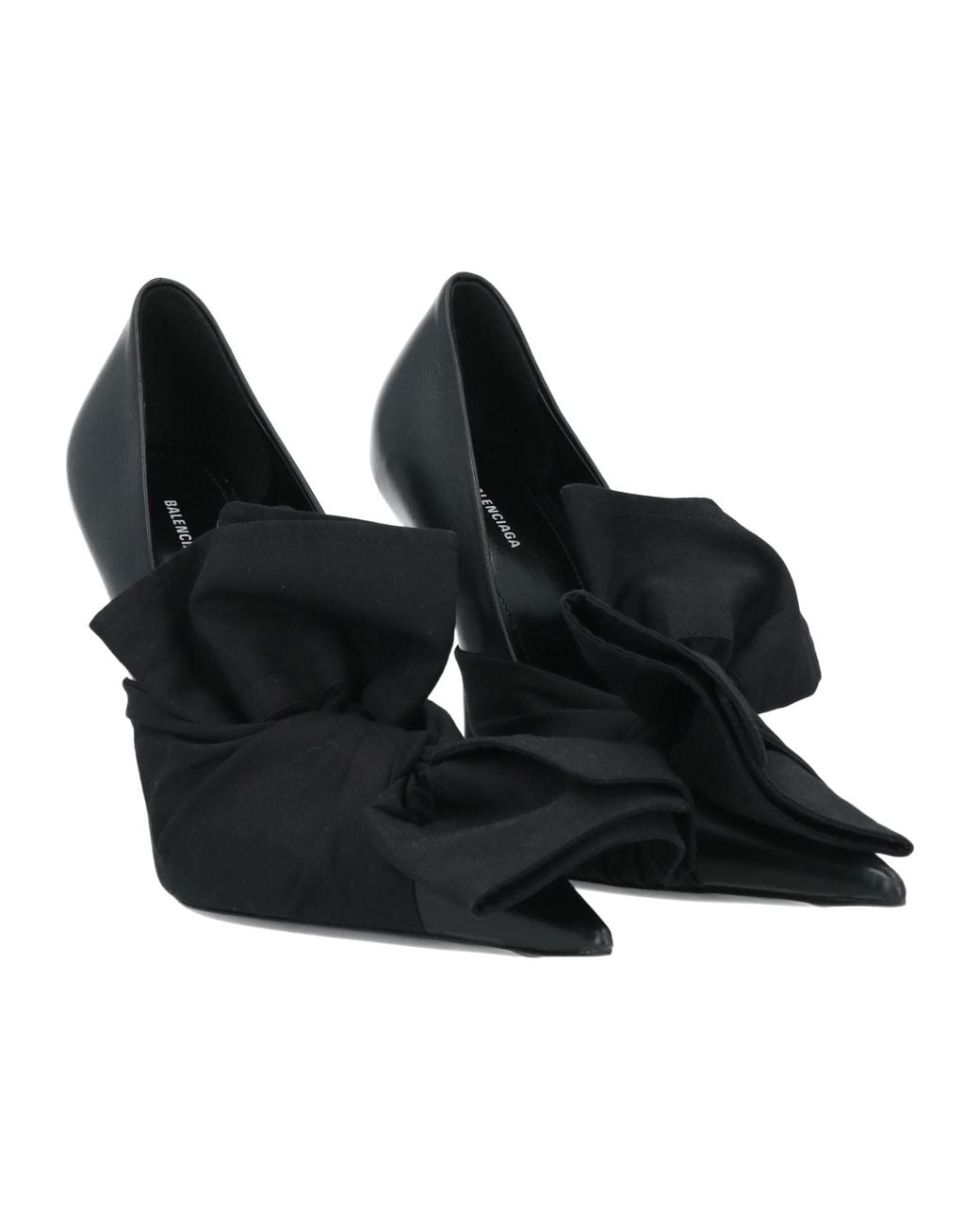 Balenciaga Black Plain Colour Court