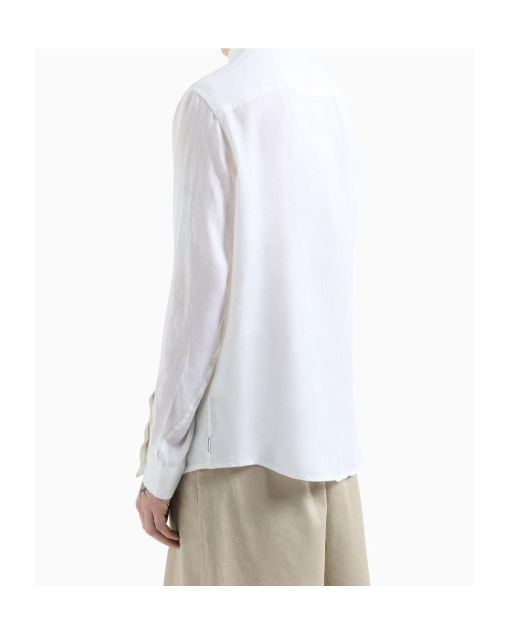ARMANI EXCHANGE White Regular Fit Shirt for men