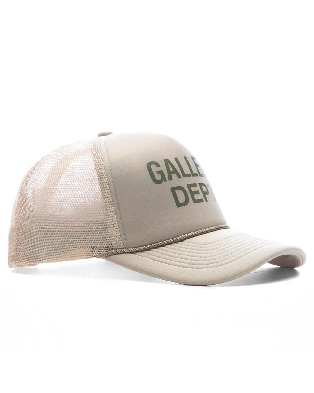 GALLERY DEPT. Natural Gd Trucker Logo Hat for men