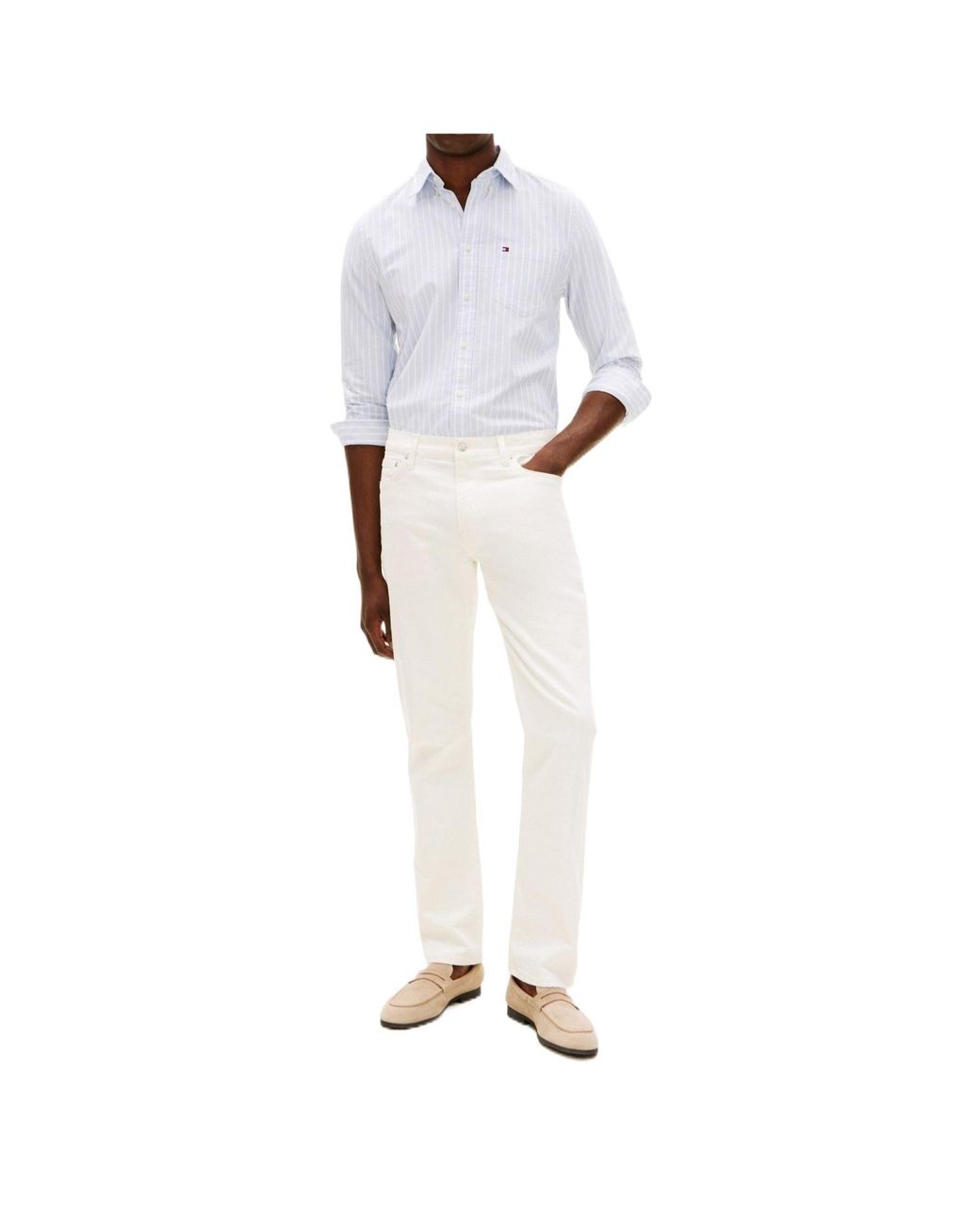 Tommy Hilfiger White Longsleeve Shirt for men