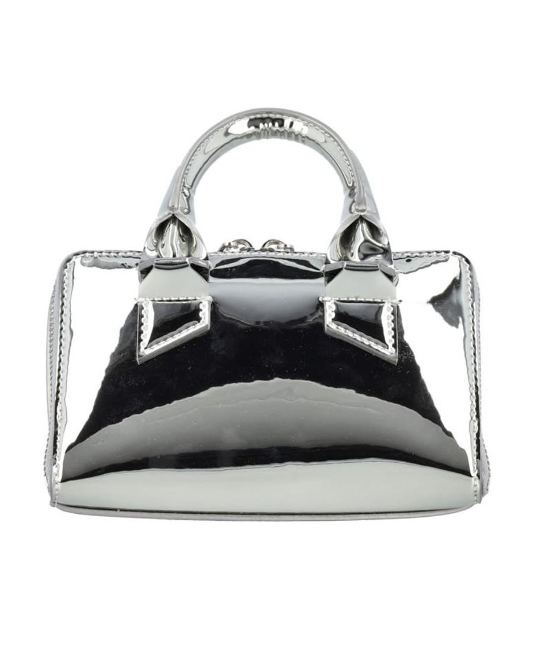 The Attico Metallic The Friday Logo Detailed Shoulder Bag