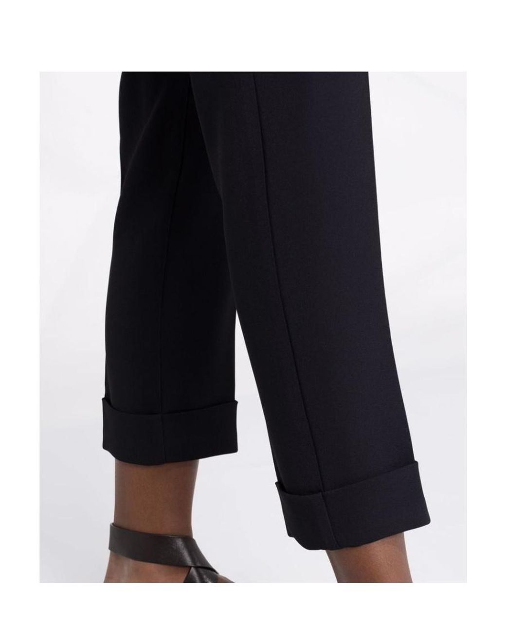 Etro Blue Cropped Tailored Trousers