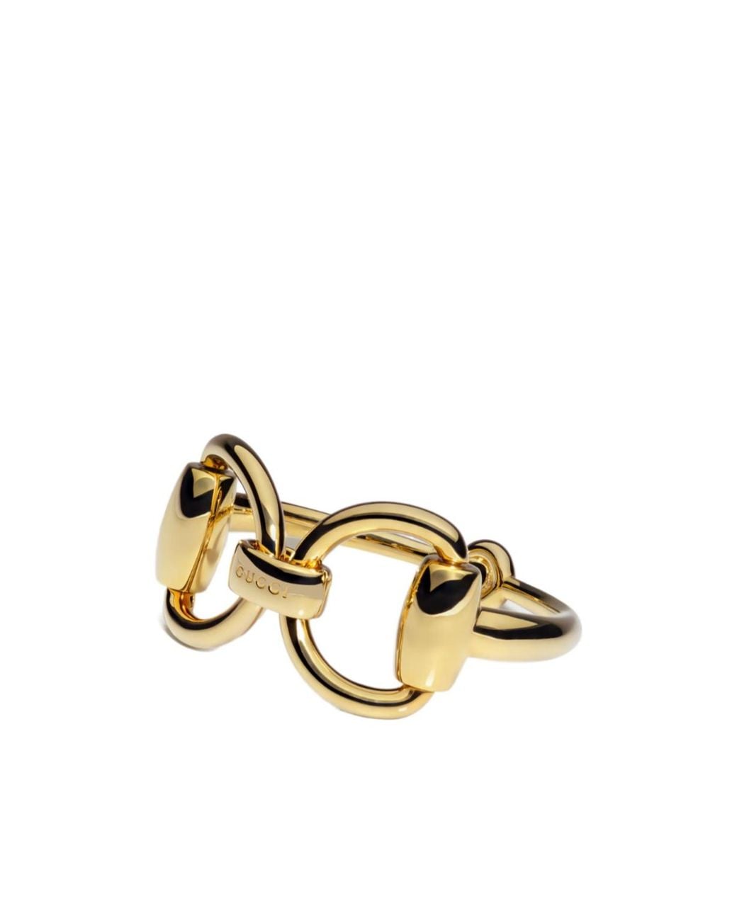 Gucci Metallic Horsebit Bangle Bracelet
