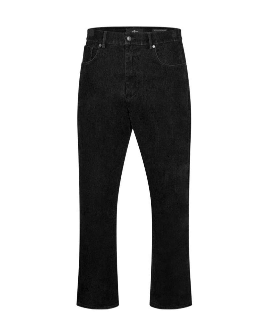 7 For All Mankind Black Belt Loops Jeans for men