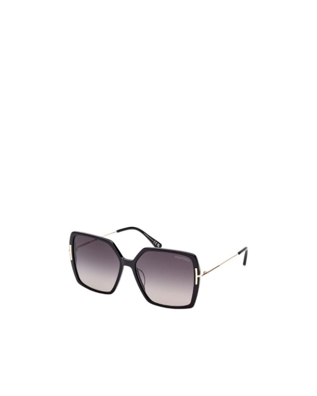 Tom Ford Metallic Square-Framed Sunglasses