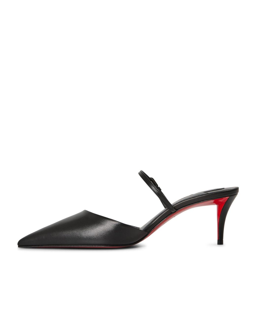 Christian Louboutin Black Solid Color Highheeled Shoes