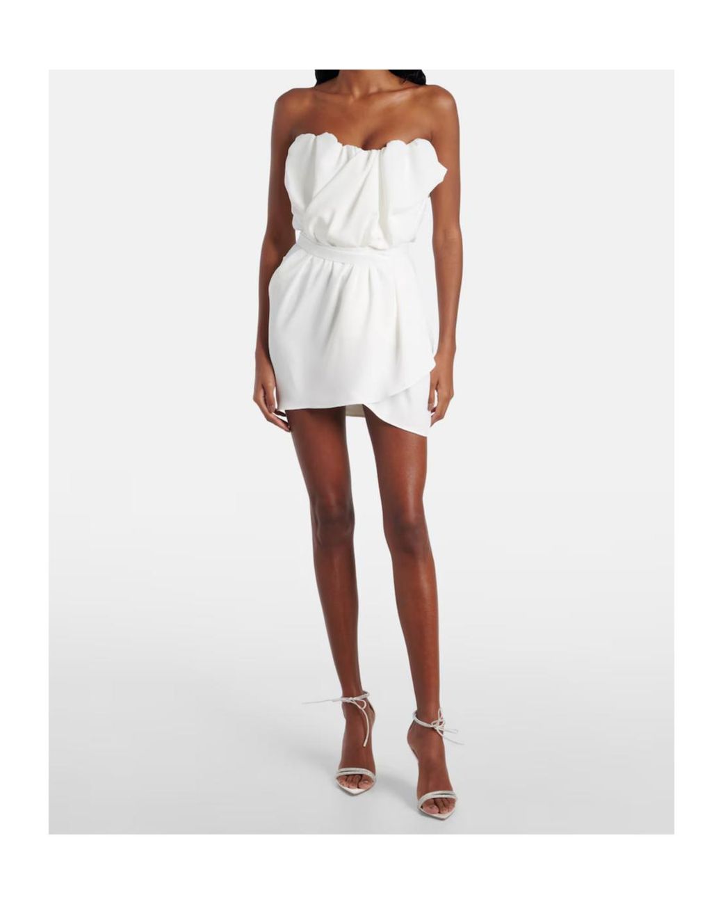 Vivienne Westwood White Susana Draped Corset Dress