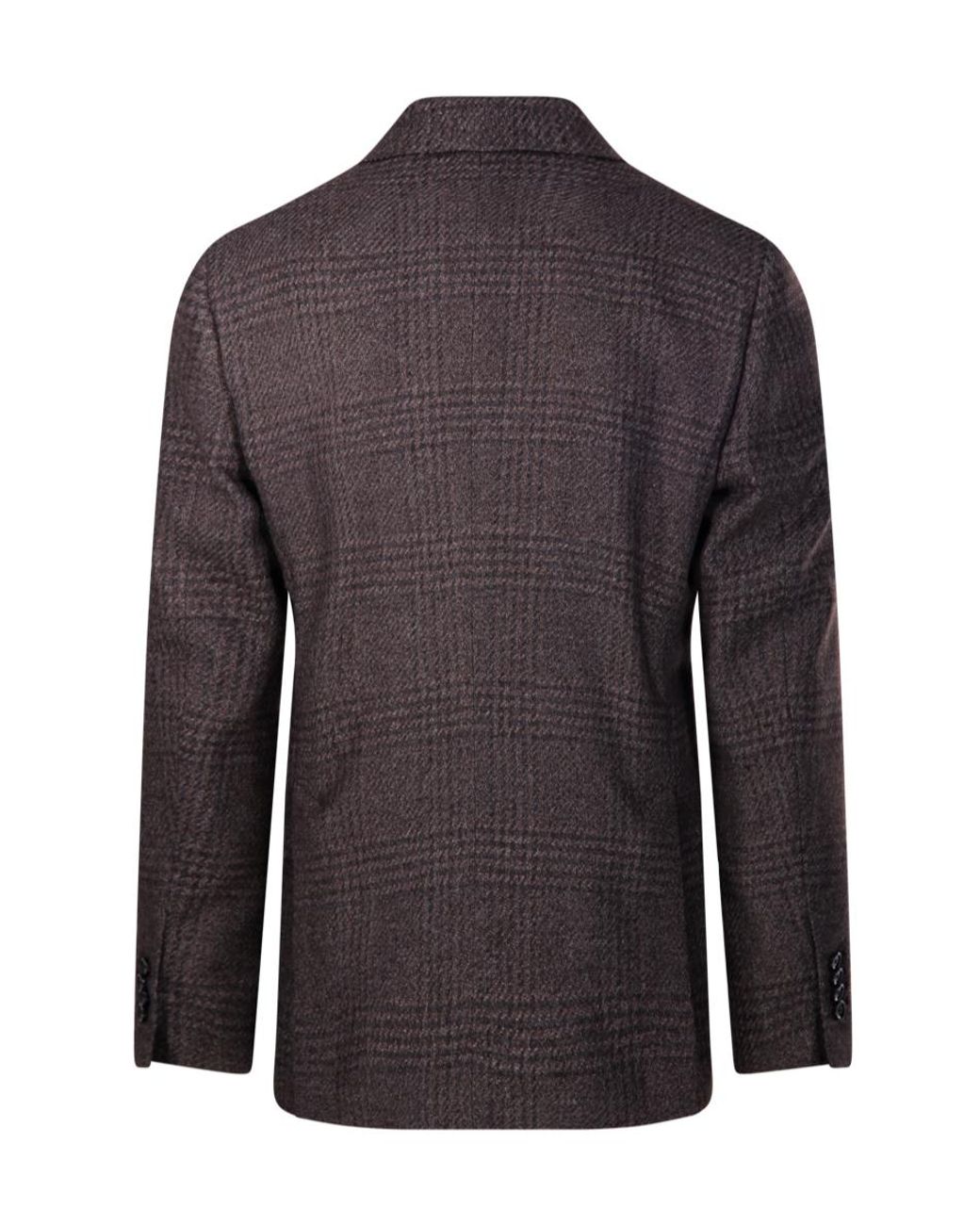 Lardini Black Checked Two-Button Blazer for men