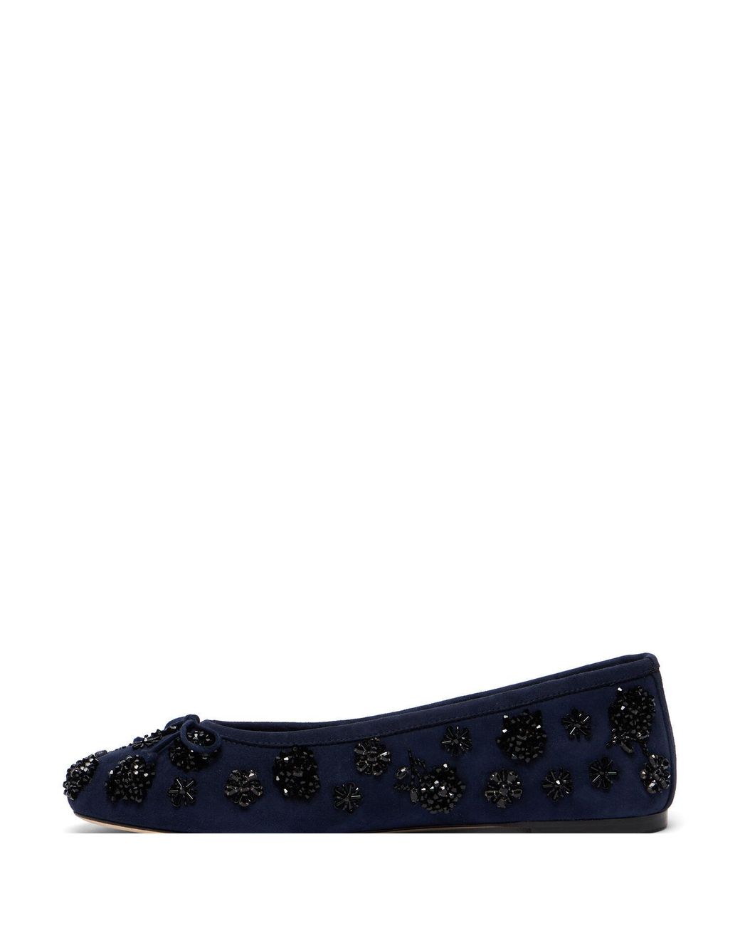 Stuart Weitzman Blue Prima Bow Ballet