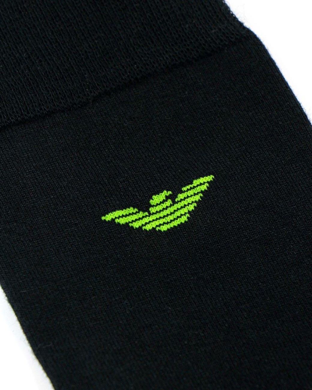 Emporio Armani Green Logo Socks for men