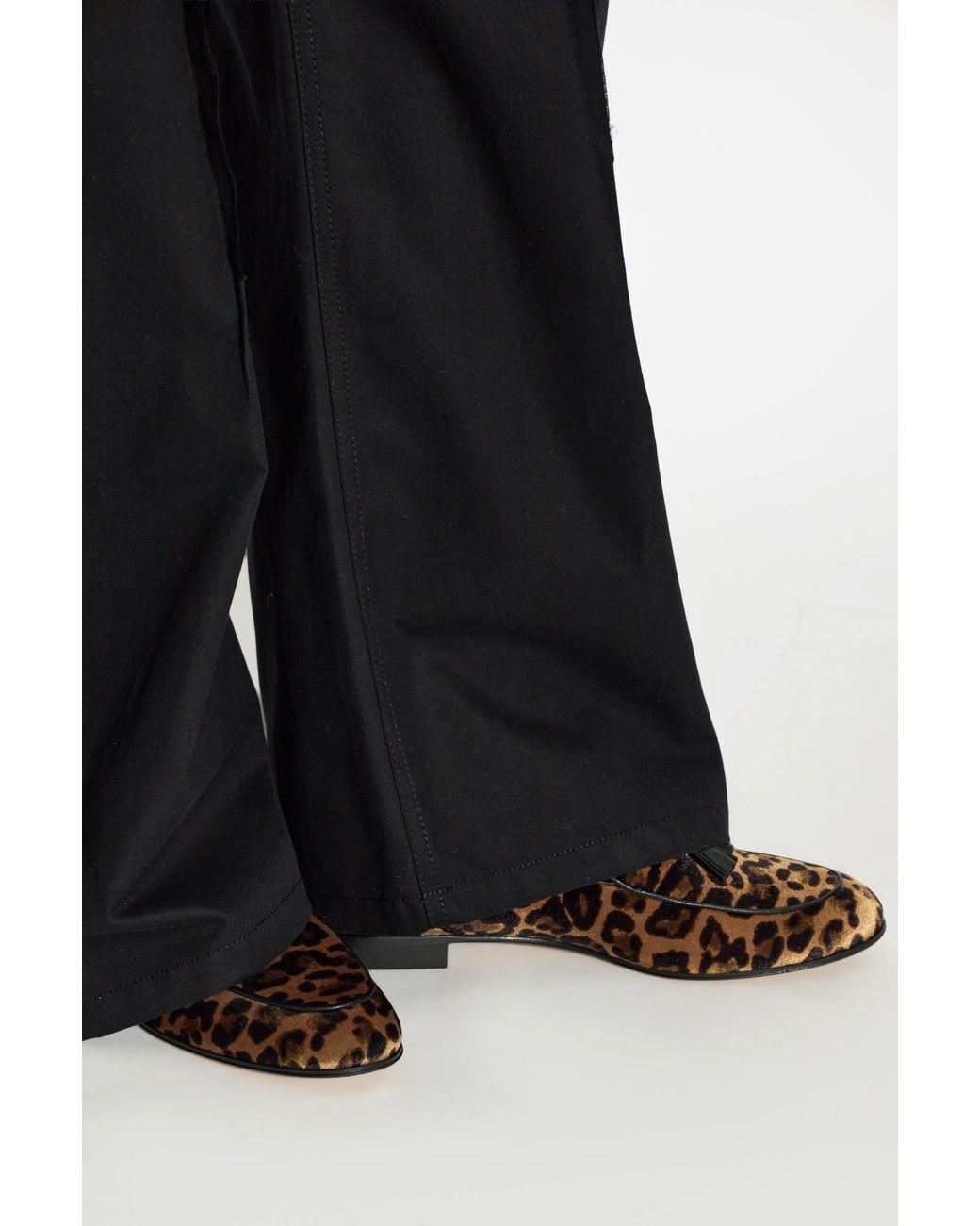 Gianvito Rossi Brown Vittoria Tassel Flat Shoes