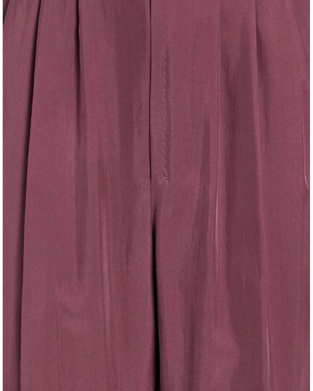 Saint Laurent Purple Tapered Casual Pants