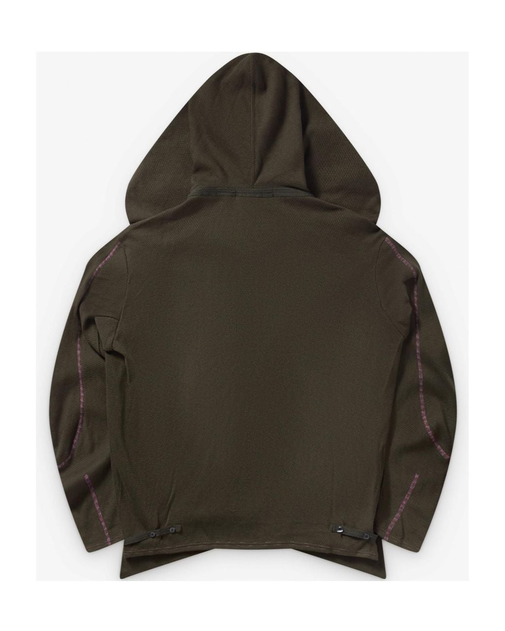 Kiko Kostadinov Black Color-Blocked Trim Hoodie