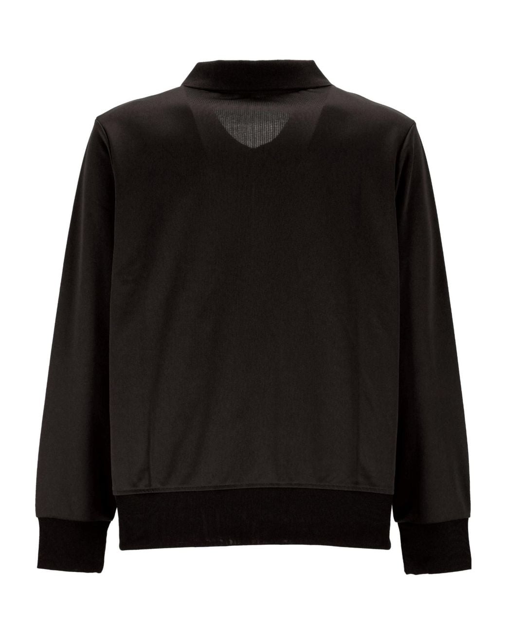 Palm Angels Black Logo Embroidered Zipped Jacket for men