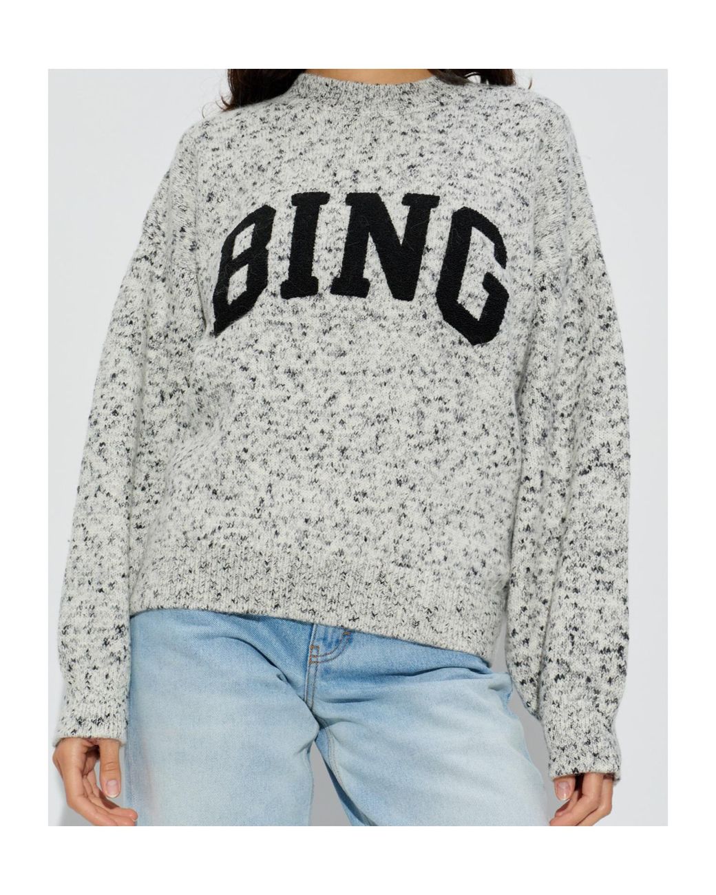 Anine Bing Gray Sydney Sweater
