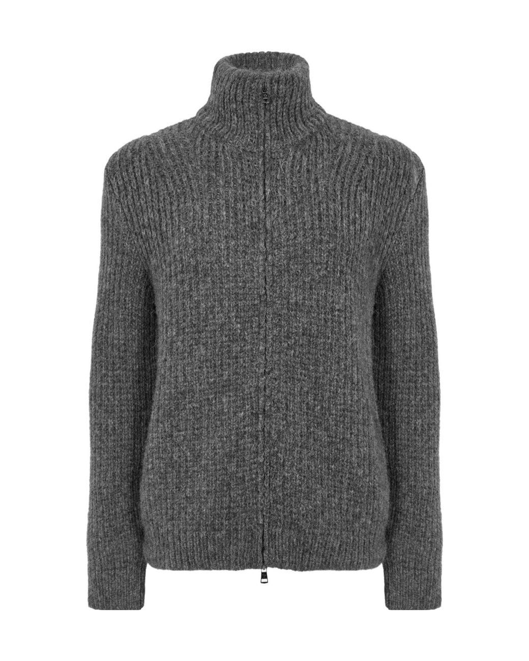 Moncler Gray Zip Cardigan for men