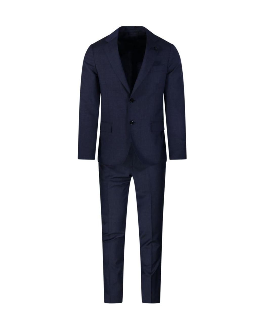 Lardini Blue Two-Piece Slim-Fit Suits for men