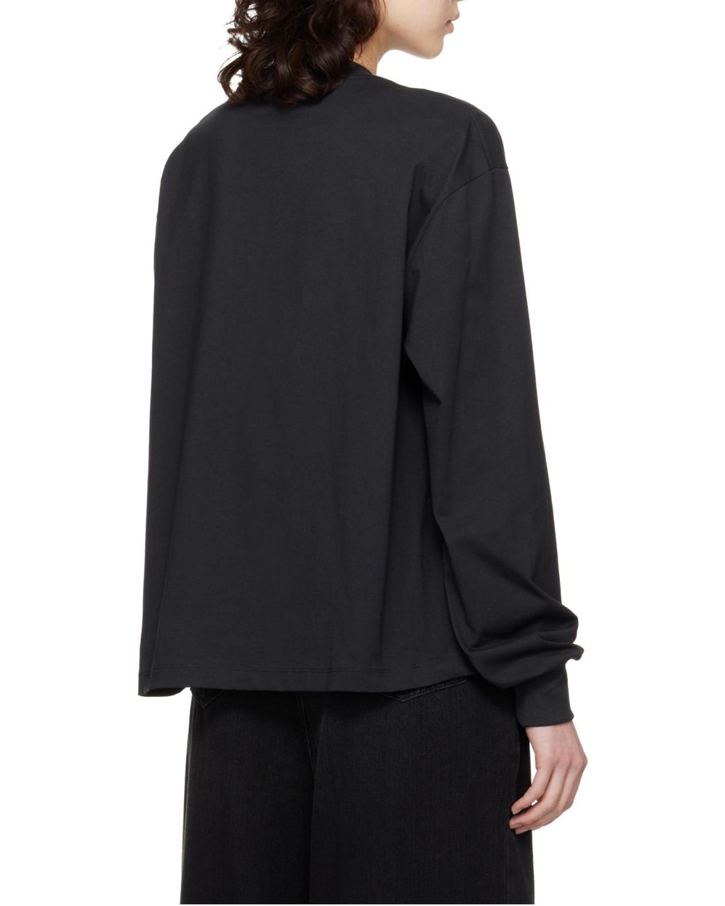 Ganni Blue Poodle Long-Sleeved Sweatshirt