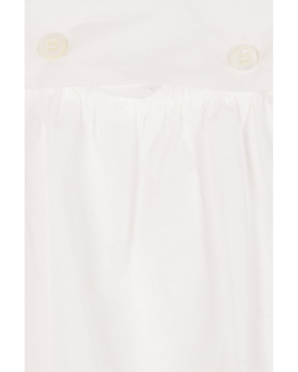 Miu Miu White Logo-Patch Sleeveless Dress