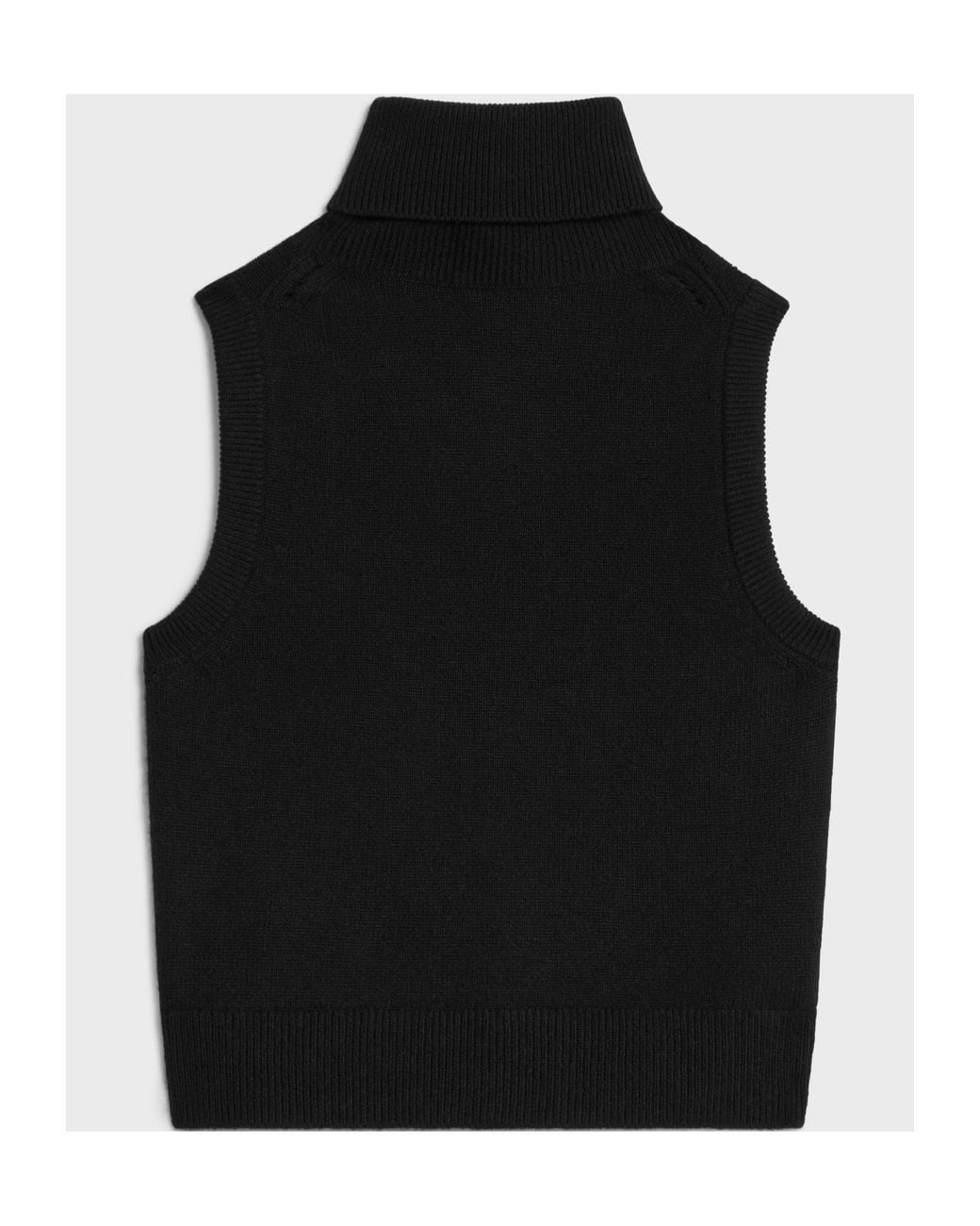 Céline Black Turtleneck Sweater