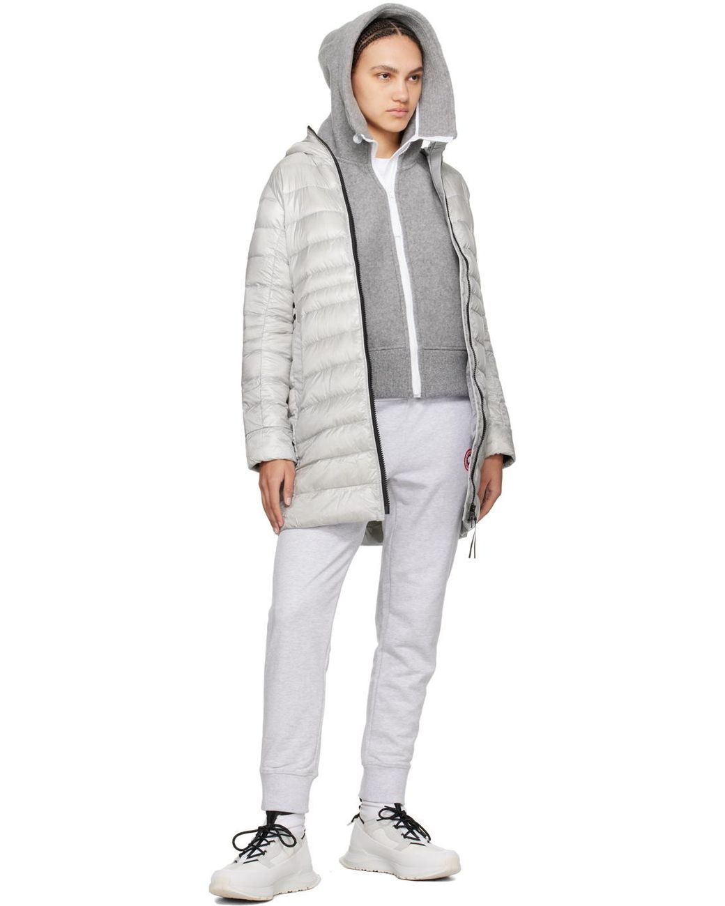 Canada Goose Gray Cypress Hooded Coat