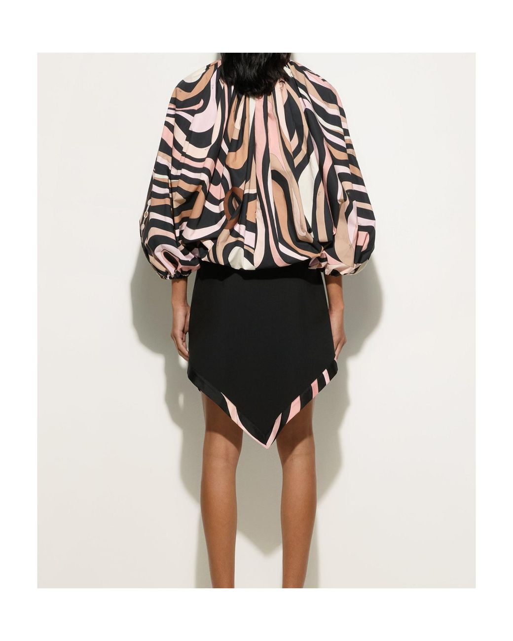 Emilio Pucci Black Printed Sweatshirt