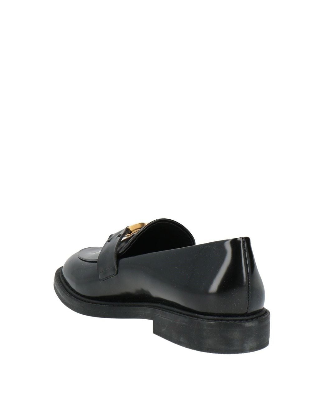 Chloé Black Leather Loafers