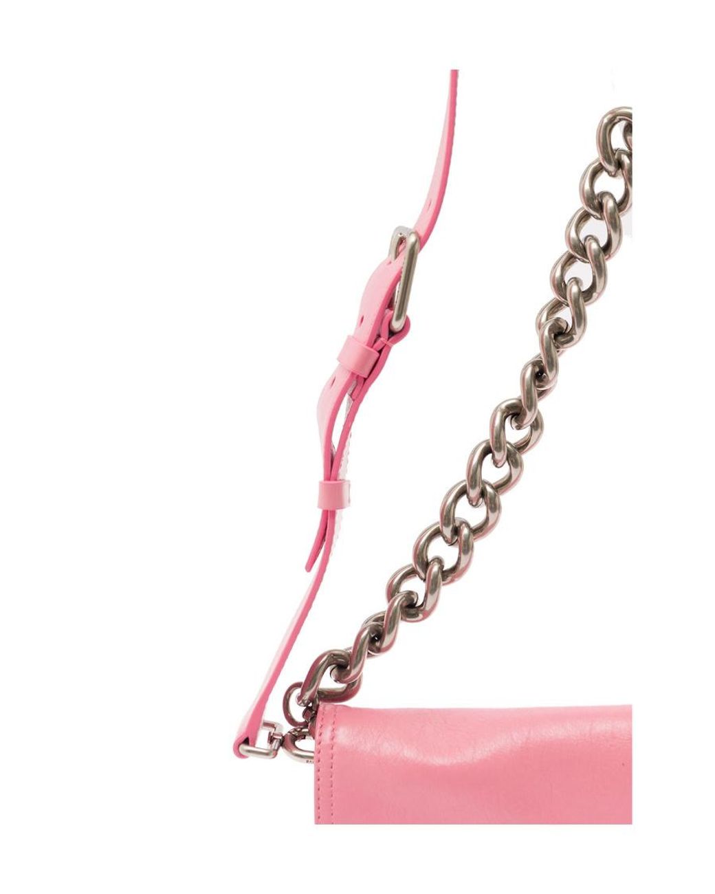 Balenciaga Pink Bb Soft Small Shoulder Bag