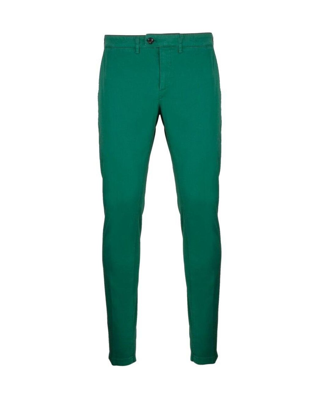 Department 5 Green Slim Fit Pants for men