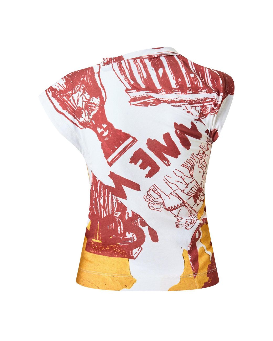 Vivienne Westwood Orange Sleeveless Polo Top