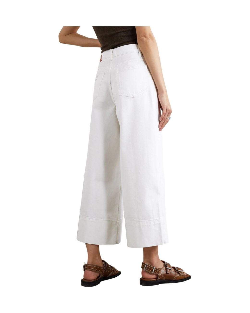 Ganni White Loosefit Jeans
