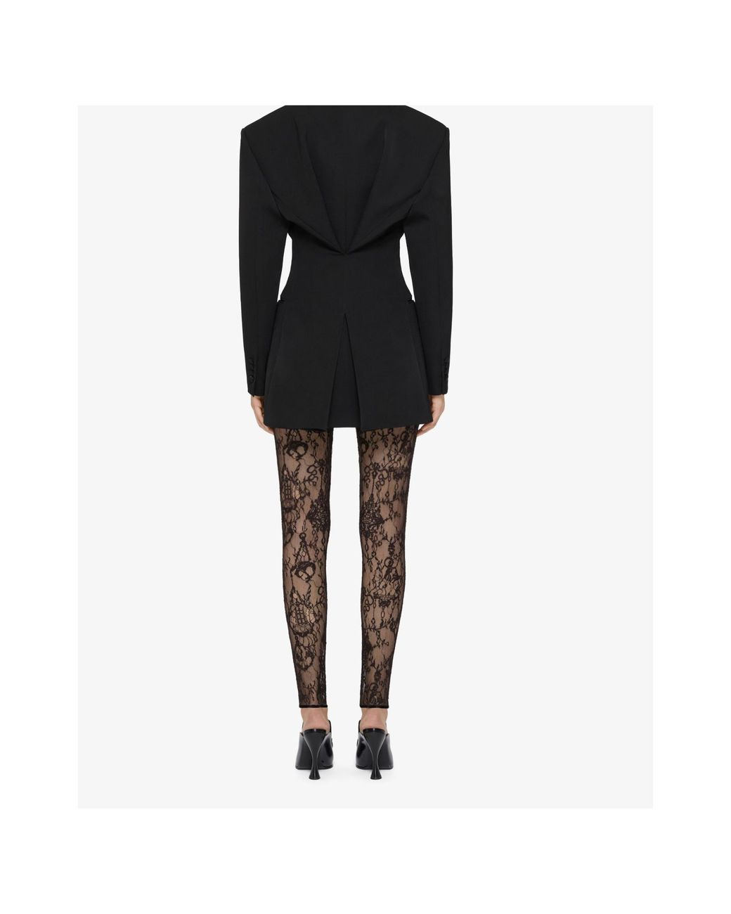 Givenchy Black Chandelier Lace Leggings