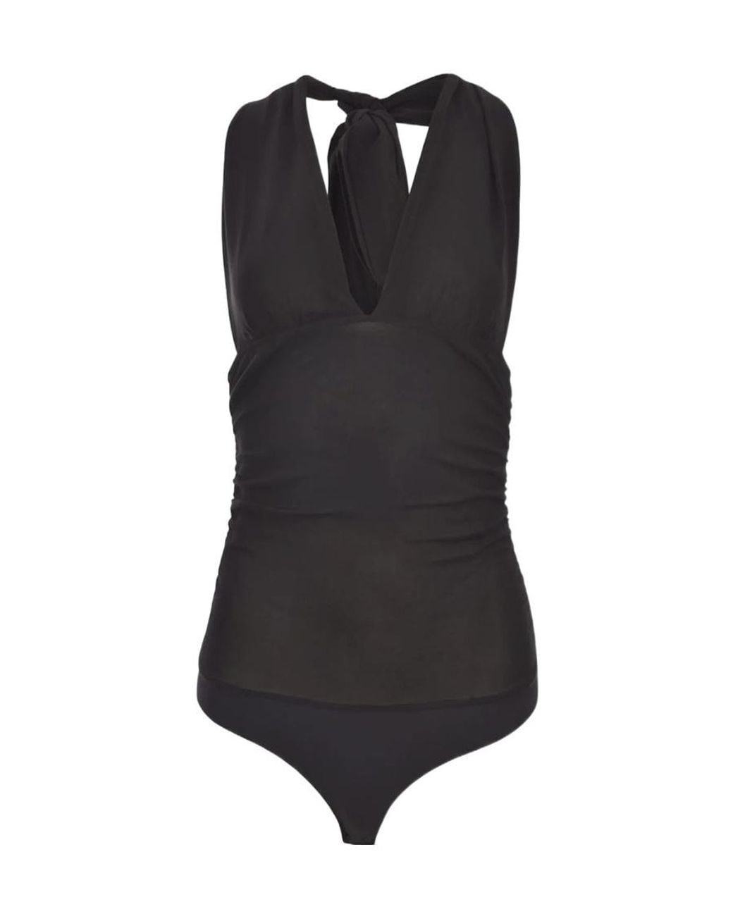 Pinko Black Belted Sleeveless One-Piece